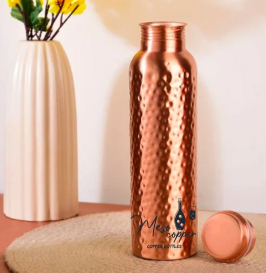 copper water bottle and pot